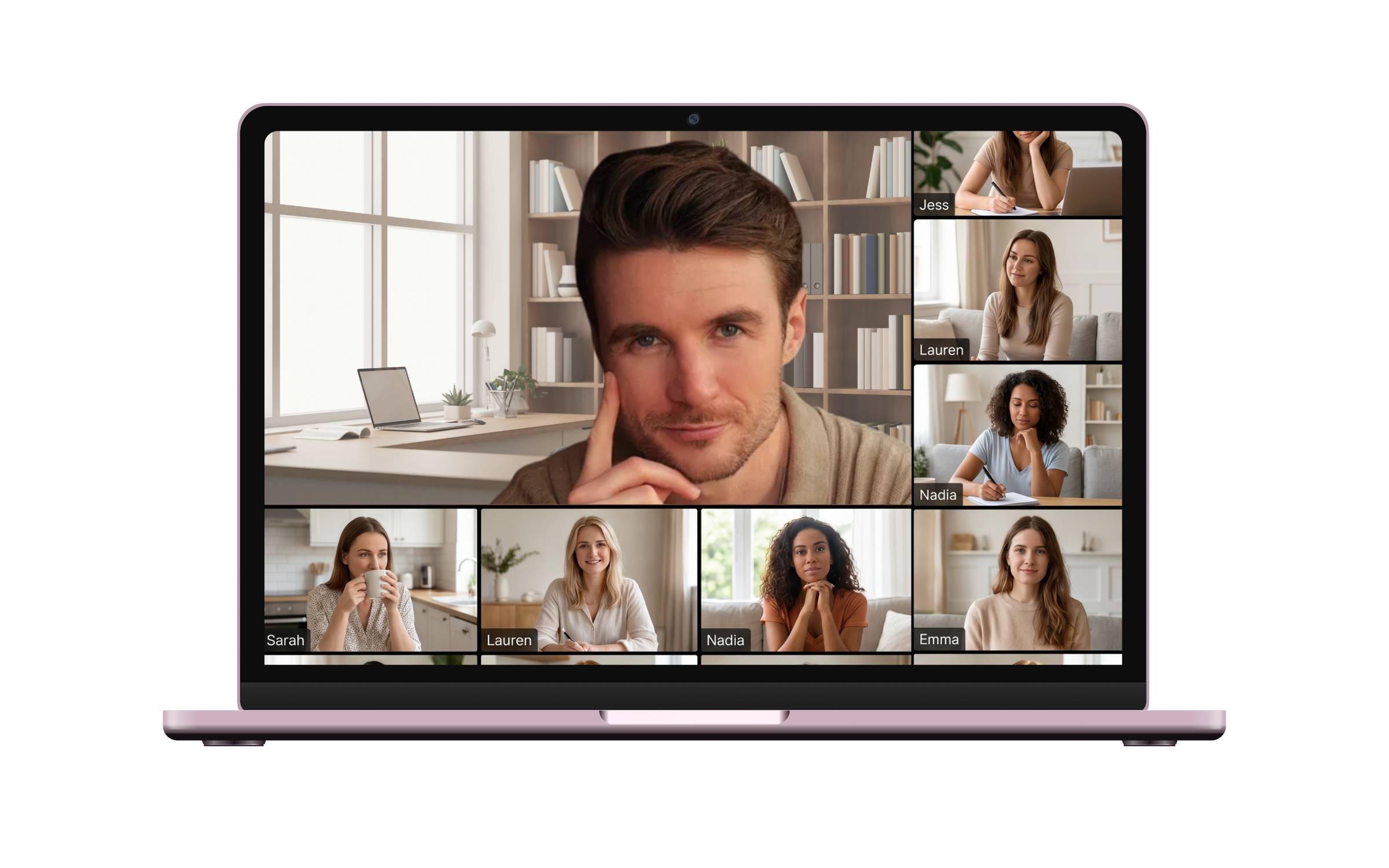The free chapters of Her Dating Coach displayed on a laptop, ready to read.